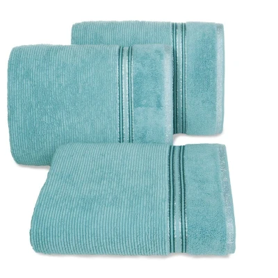 RĘCZNIK Bawełniany Kąpielowy Frotte 70X140 NIEBIESKI