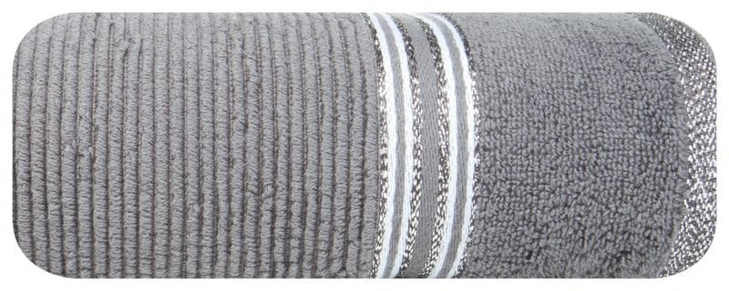 RĘCZNIK Bawełniany Kąpielowy Frotte 70X140 SREBRNY