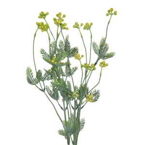 Kwiat dekoracyjny Natu, żółty, 57 cm, tworzywo sztuczne