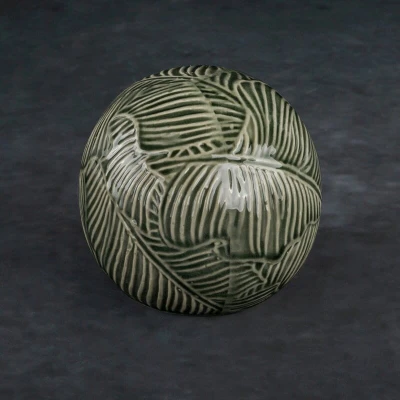 KULA DEKORACYJNA DARA 10X9 CM TURKUSOWY 2szt