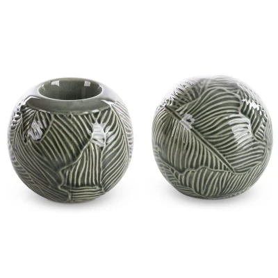 KULA DEKORACYJNA DARA 10X9 CM TURKUSOWY 2szt