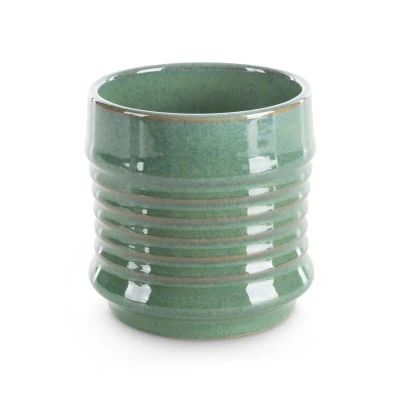 CERAMIKA 11X11 CM ZIELONY 2szt