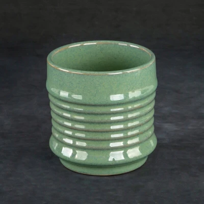 CERAMIKA 11X11 CM ZIELONY 2szt