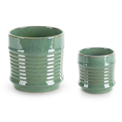 CERAMIKA 11X11 CM ZIELONY 2szt