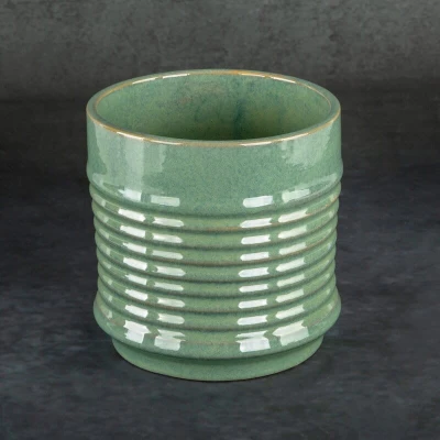 CERAMIKA 17X17 CM ZIELONY 2szt