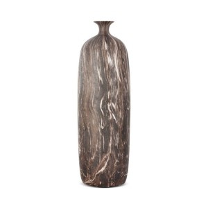 WAZON DEKORACYJNY Frotte BawełnianyKA 13X13X52 CM BRĄZOWY