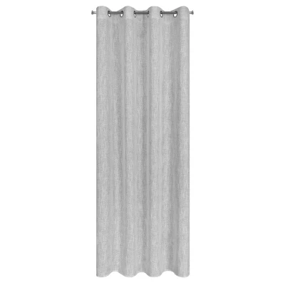 szara zasłona żakardowa wzór ornamentowy 140X250