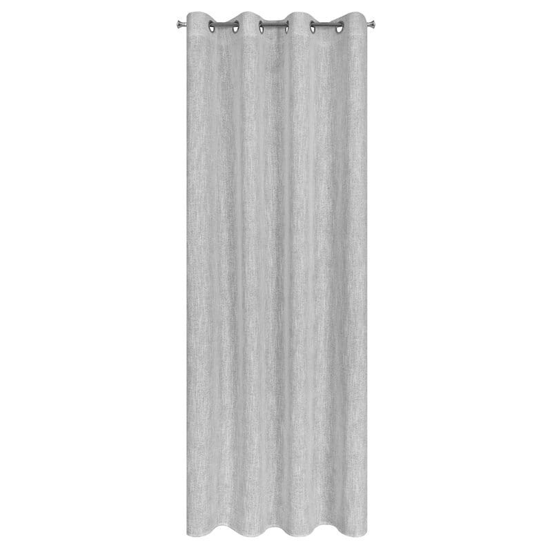 szara zasłona żakardowa wzór ornamentowy 140X250