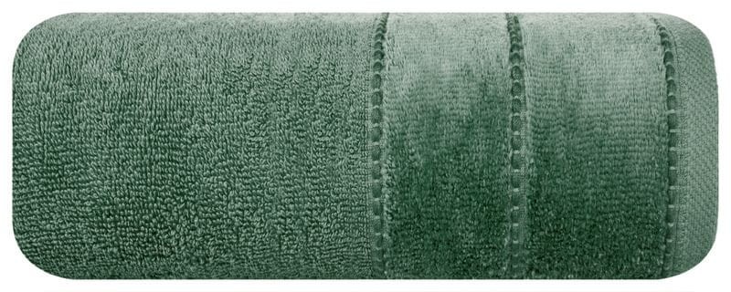 RĘCZNIK Frotte Bawełniany 50 X 90 CM BUTELKOWY ZIELONY