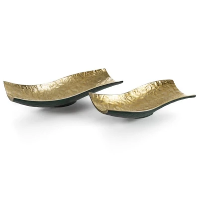 MISA DEKORACYJNA PEDRO2 39X16X9 CM Zielona