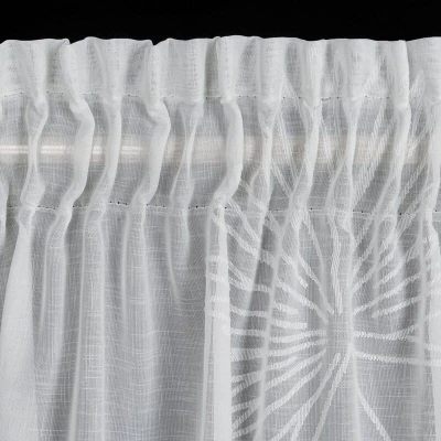 Firana gotowa JANE NA TAŚMIE 140X270 CM Biała