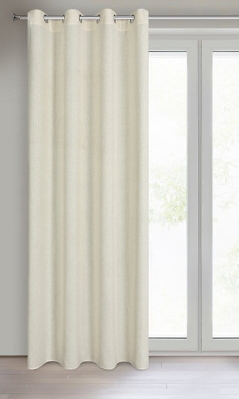 Zasłona gotowa ortex ecru eko 140X250 Naturalna