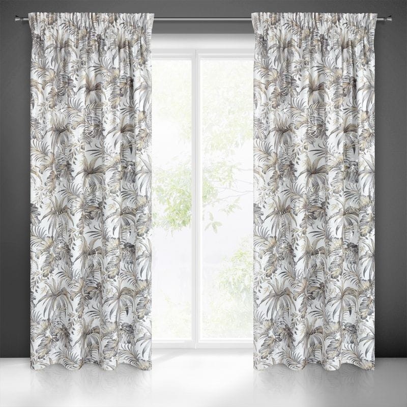ZASŁONA RODOS NA TAŚMIE ORTEX 140X270 Biała