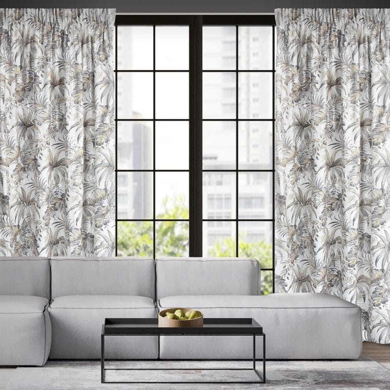 ZASŁONA RODOS NA TAŚMIE ORTEX 140X270 Biała
