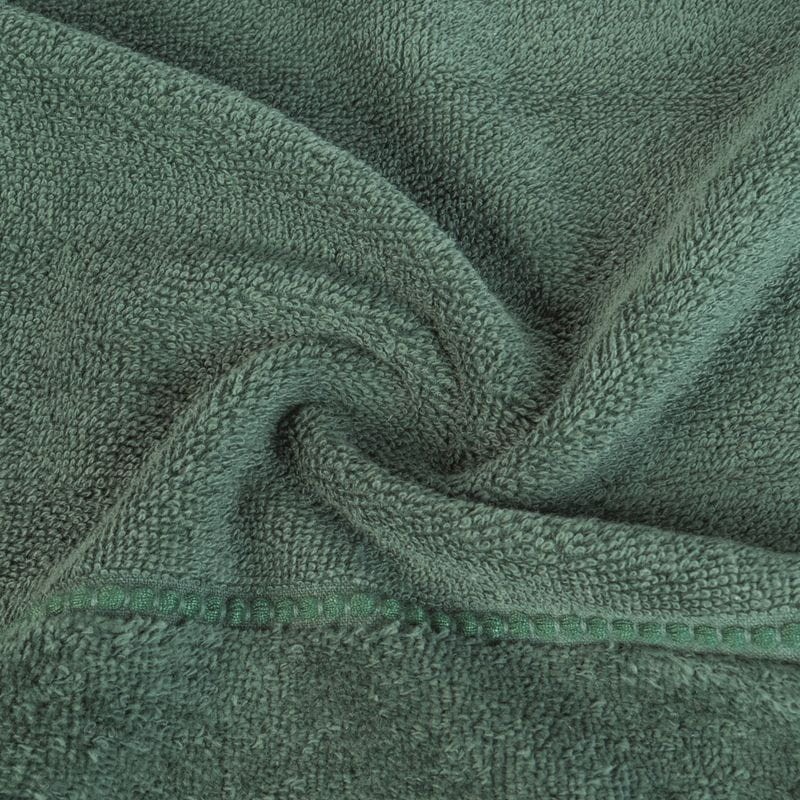 RĘCZNIK Frotte Bawełniany 70 X 140 CM BUTELKOWY ZIELONY