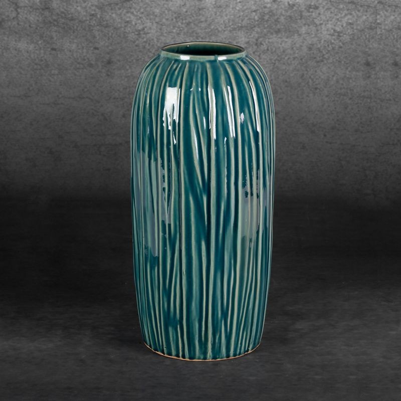 WAZON DEKORACYJNY REA 17X45 CM ZIELONY