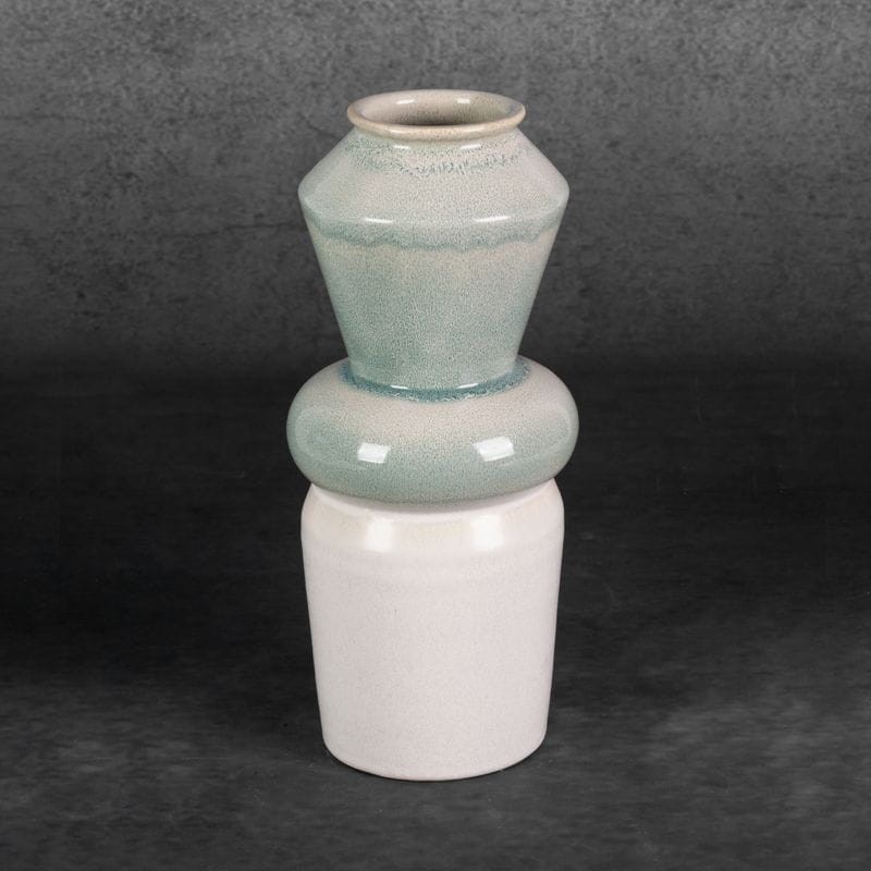 WAZON DEKORACYJNY LIANA 14X31 CM KREMOWY