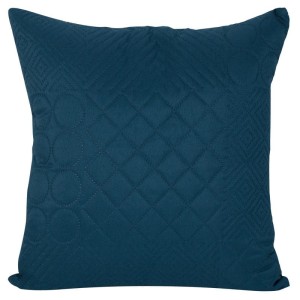 Poszewka Pikowana Welur 40x40 cm Granatowa, 100% Poliester, 70 GSM