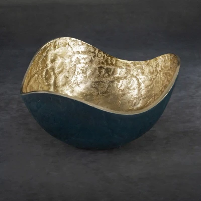 MISA DEKORACYJNA PEDRO3 25X25X13 CM Granatowa