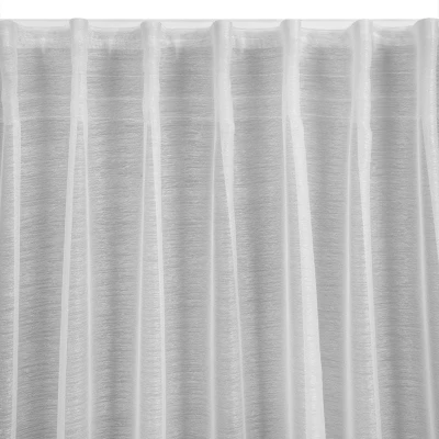 Biała firana etamina drobny deszczyk flex 140X300
