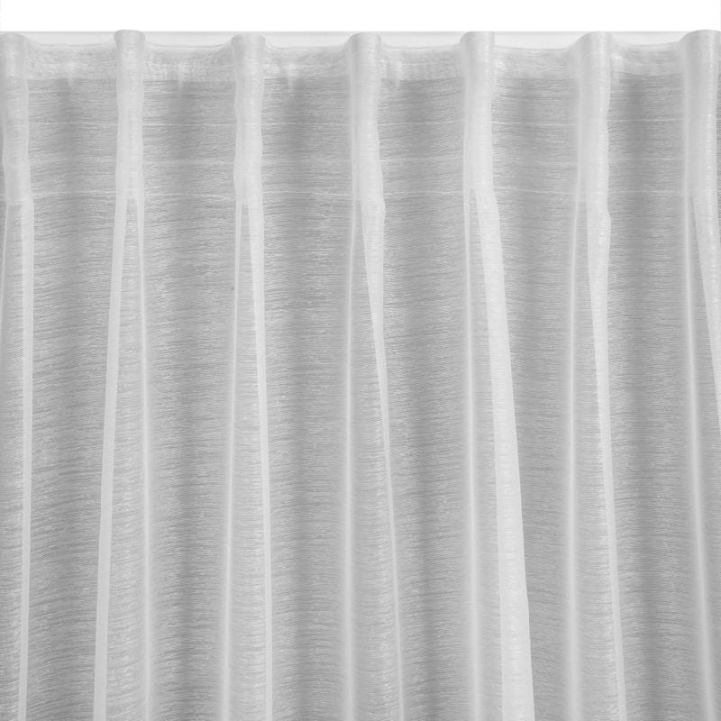 Biała firana etamina drobny deszczyk flex 140X300