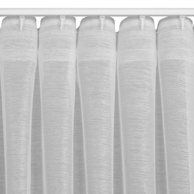Biała firana etamina drobny deszczyk flex 140X300