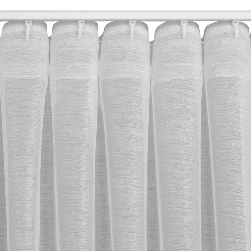 Biała firana etamina drobny deszczyk flex 140X300