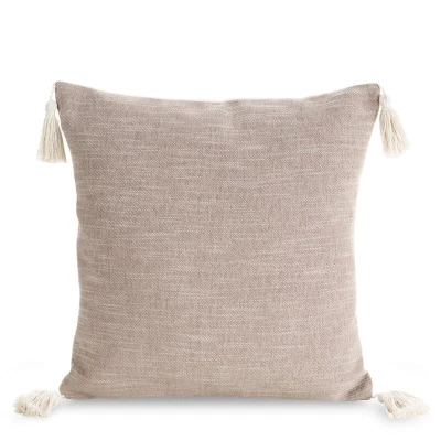 Poszewka Dekoracyjna BOHO Eko Beż 5 45X45 Pudrowa