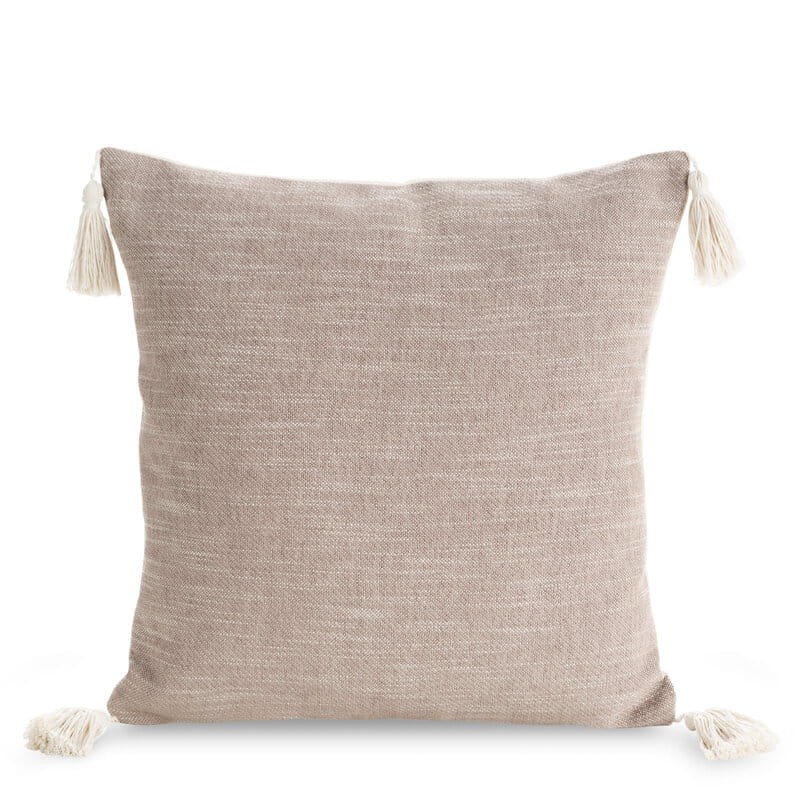 Poszewka Dekoracyjna BOHO Eko Beż 5 45X45 Pudrowa