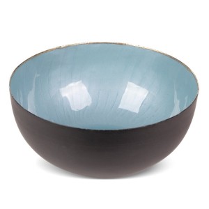 Misa dekoracyjna DORA 20x9 cm czarna, żelazo, nowoczesny design