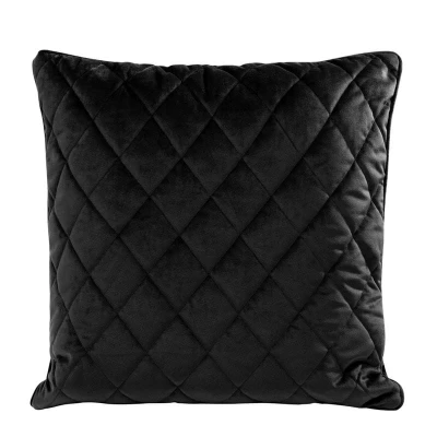 Poszewka welurowa velvet welwet 27 45X45 Czarna