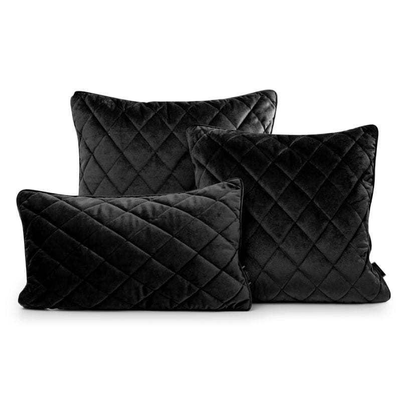 Poszewka welurowa velvet welwet 27 45X45 Czarna