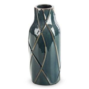 WAZON DEKORACYJNY TEO 13X30 CM TURKUSOWY
