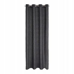 Zasłona Velvet 140x250 welwetowa gładka Cardin INGA czarny