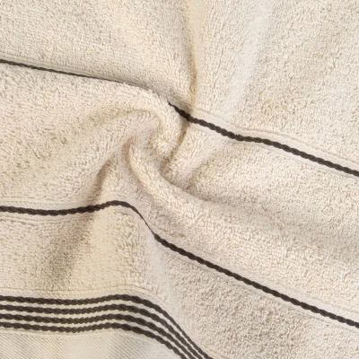 RĘCZNIK Kąpielowy Frotte 50X90 CM BEŻOWY