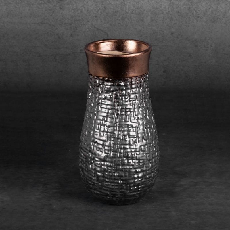 WAZON DEKORACYJNY 14X27 CM STALOWY