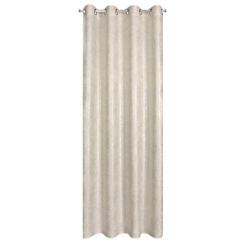 Zasłona gotowa boho płótno len 140X250 Naturalna
