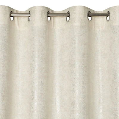 Zasłona gotowa boho płótno len 140X250 Naturalna