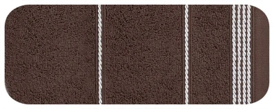 RĘCZNIK Kąpielowy Frotte 50X90 CM BRĄZOWY