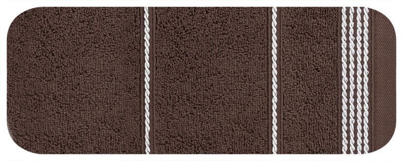 RĘCZNIK Kąpielowy Frotte 50X90 CM BRĄZOWY
