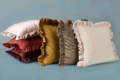 Poszewka welurowa velvet welwet 25 45X45 Ceglana