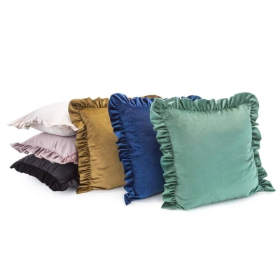 Poszewka welurowa velvet welwet 25 45X45 Ceglana
