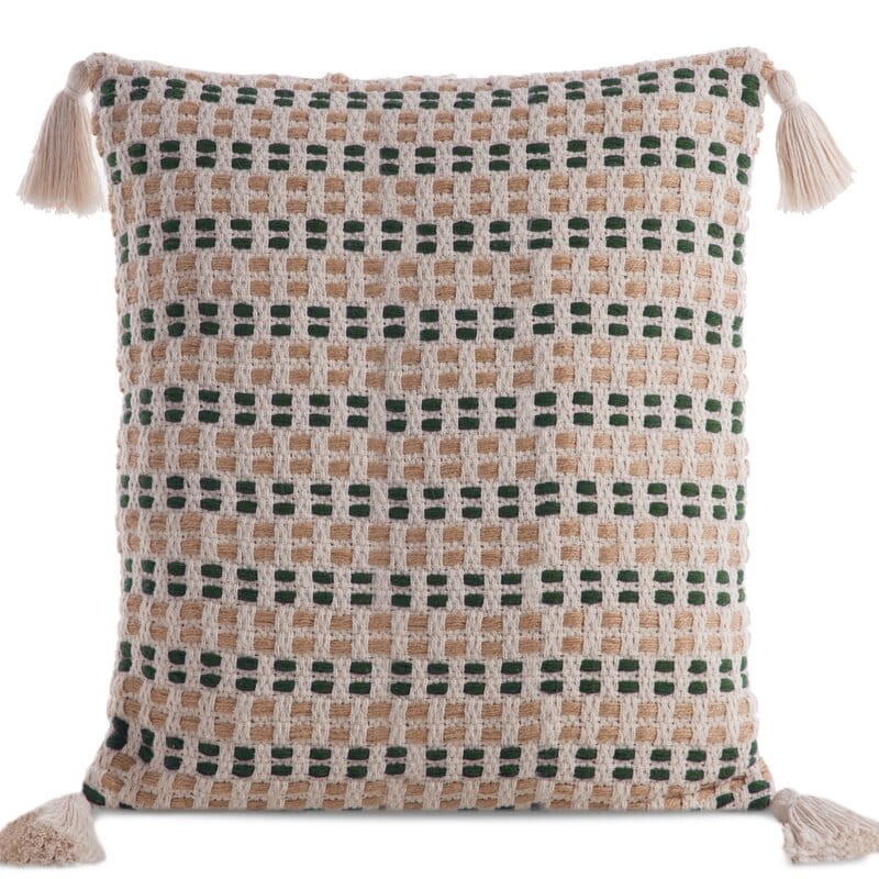Poszewka Dekoracyjna BOHO Eko Beż 45X45 Kremowa