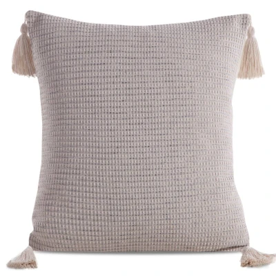 Poszewka Dekoracyjna BOHO Eko Beż 3 45X45 Beżowa