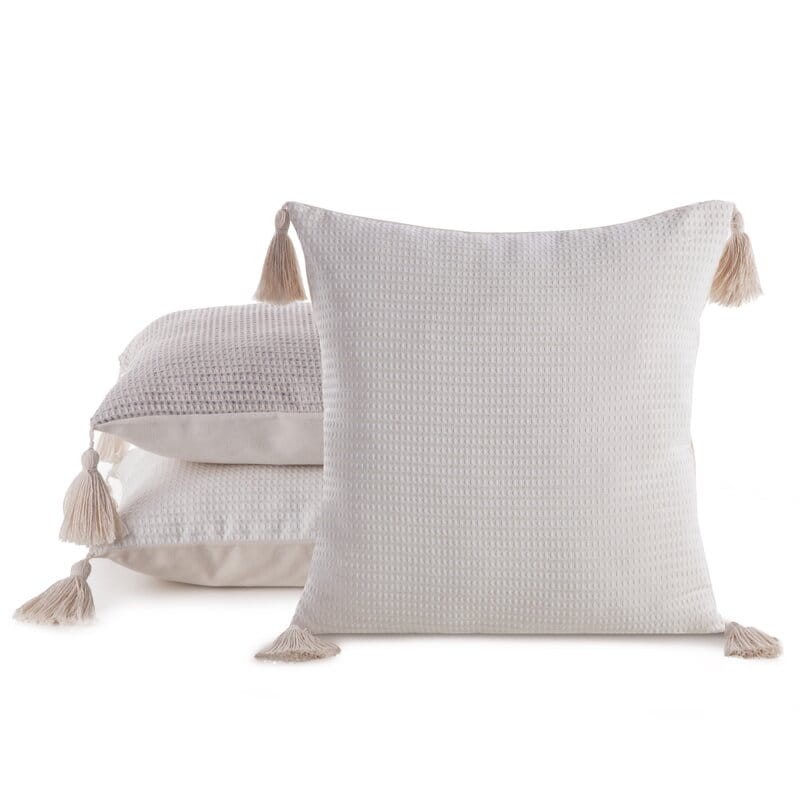 Poszewka Dekoracyjna BOHO Eko Beż 3 45X45 Beżowa