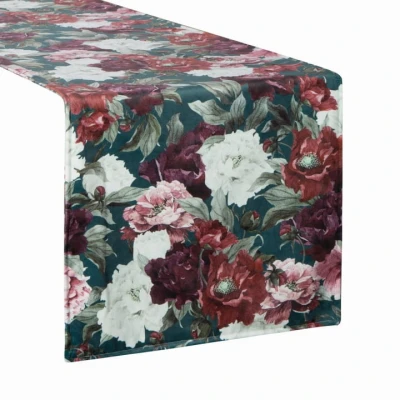Obrus Bieżnik Welurowy Velvet 2 35X180 CM ZIELONY