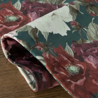 Obrus Bieżnik Welurowy Velvet 2 35X180 CM ZIELONY