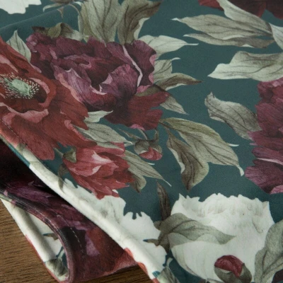 Obrus Bieżnik Welurowy Velvet 2 35X180 CM ZIELONY