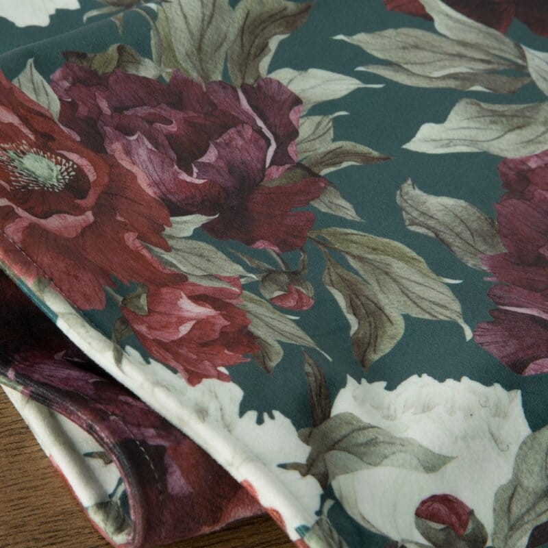 Obrus Bieżnik Welurowy Velvet 2 35X180 CM ZIELONY