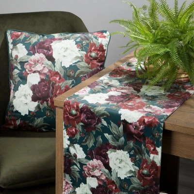 Obrus Bieżnik Welurowy Velvet 2 35X180 CM ZIELONY